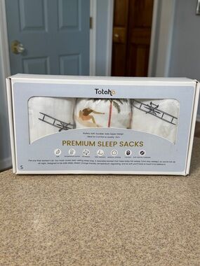 TotAha Premium Sleep Sack infant 3-6 months 3 Pack Surf Plane Boy Girl Baby NIB